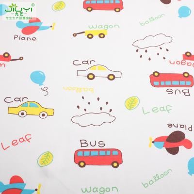 China Wholesale Antistatic 100% Cotton Printed Interlock Baby Fabric For Clothes Garment for sale