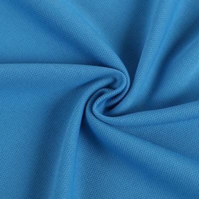 China Hot Selling Anti-static 150gsm Polyester Bird's Eye Mesh Knitted Fabric For Sportswear Cloth for sale