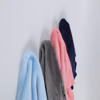 China 100% Pure Colored Fleece Coral Fleece Towel Cloth Towel Cloth Coral Fleece Blanket Towel Cloth for sale