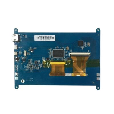 China Industrial PCAP 7 inch 800x480 inch Raspberry Pi Projected Capacitive LCD Display Module for Raspberry Pi 3 4 B 7