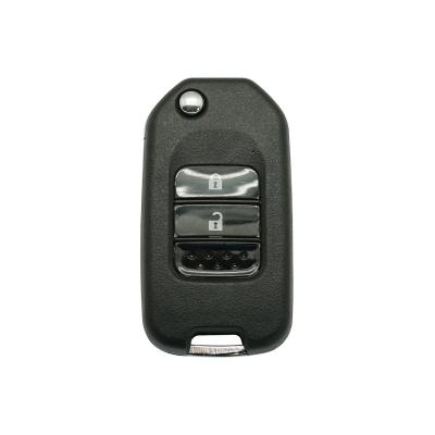 China Aftermarket Vehicle Key ForHonda 2 Buttons Flip Remote Key 