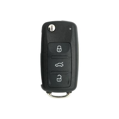 China Replacement Vehicle Key FOR NewVW 3 Button Flip Key Shell Remote for sale