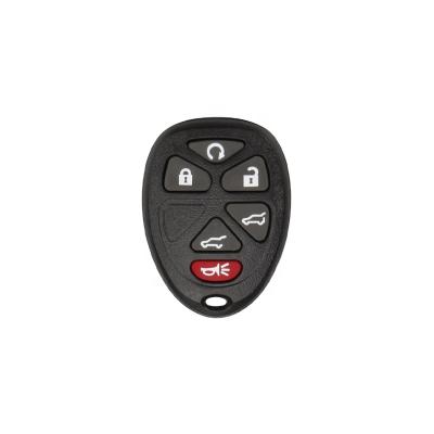 China Car Remote Keyless Shell Case FOB ABS+Rubber 5+1 Buttons Fit For FCC ID OUC60270 and OUC60221 For Chevrolet Buick Pontiac Saturn for sale