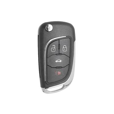 China Aftermarket Vehicle Key Modified Chev.t 3+1 Remote Flip Key With Blade Button (More High Quality for sale