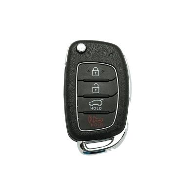 China New Replacement Vehicle Key ForHyundai 3+1 Button Flip Key Shell for sale