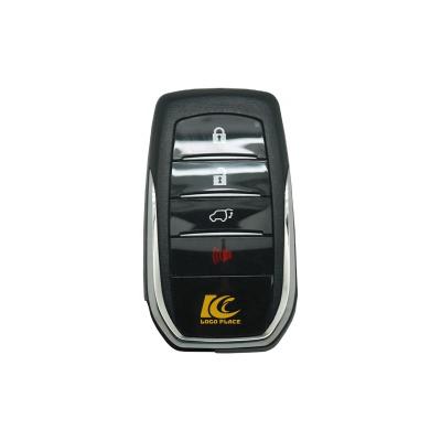 China FORToyo.a SW4 (Fortuner) Replacement Vehicle Key 3+1 Button Intelligent Remote Key Shell for sale