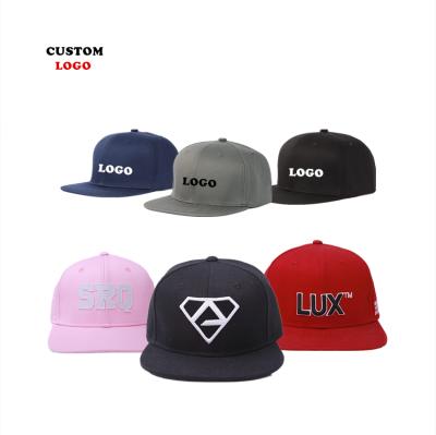 China COMMON Street Wear Hiphop Hat For Youth Flat Brim Logo Snapback Cap Custom Cap for sale