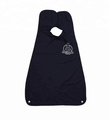 China Waterproof&Anti-static Male Men's Hair Trimming Waterproof Cape Men's Bathroom Trimming Shaving Beard Catcher Bib Apron Cape With Logo for sale