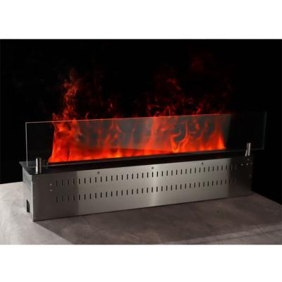 China Modern OEM / ODM Led 3d Water Vapor Steam Flame Electric Fire Place Luxury Modern Indoor Fireplace With Heat for sale