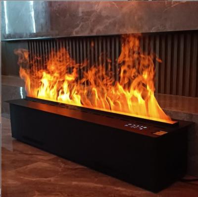 China Modern Design Modern Artificial Water Vapor Firewall Mounted Electric Fireplace For Indoor Heating And Home Decoration for sale