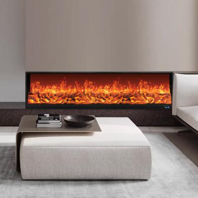 China Contemporary 40 50 60 Inch Indoor Remote Control Fire Place LED Flame Electric Home Decor Insert Fireplaces Wholesale for sale