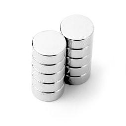 China N52 12mm x 3mm Rare Earth Round Disc Neodymium Magnet with Coated Layers Customized for sale