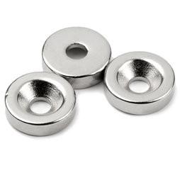 China Pemanent Sintered NdFeB Neodym Magnet Rare Earth Neodymium Round Base Cup Magnet with Countersunk Hole Neodymium Pot Mag for sale