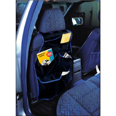 China Custom Car Seat Storage Tote Organizer Quilted Car Seatback Premium Car Back Seat Storage Organizer For Car for sale