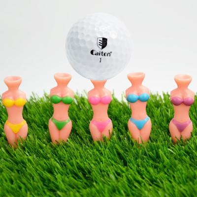 China Durable popular regular size plastic golf tee Lady Nude 3