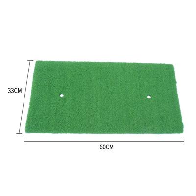 China Durable Custom Wholesale Professional Nylon Turf Golf Hitting Mat Driving Range Golf Mat and Indoor Backyard golf simulator hitting mat for sale