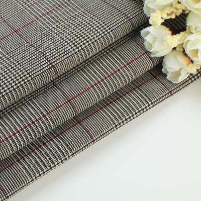 China High quality yarn dyed pill dyed anti stripe plaid casual check shirts fabric in sales for sale