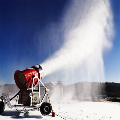 China large outdoor ski resort or ice and snow landscape or rotating snow scene layout snow making machine SNOW WOLF for sale