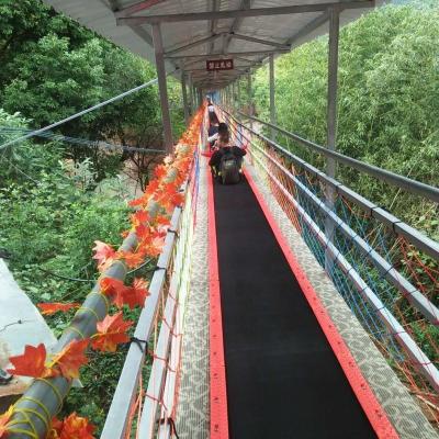 China Safe And Wear Resistant Area Scenic Peope Transport Belt Conveyor Ski Or Rubber Escalators And Movable Walkways for sale