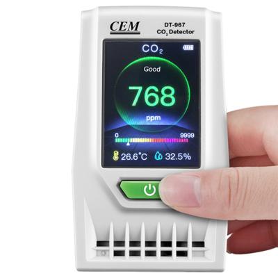 China CEM DT-967 CO2 Indoor Office Indoor Detector Carbon Dioxide Detector Accurate Air Quality Testing Pollution With DT-967 Datalogger for sale