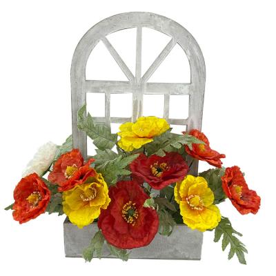 China Contemporary Hot Sales 19x9x20.5 Inch Home Wedding Decoration Artificial Potted Flowers for sale