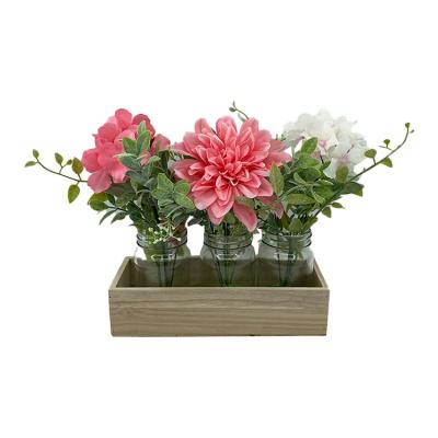 China Best Selling 17x9x11 Inch Contemporary Garden Flower Artificial Decorative Decoration for sale