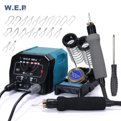 China WEP 939 III Woodworking Machinery Repair Shops 2-in-1 Dual Pen Pyrography Station 2 Tool Pyrography Burning Station for sale