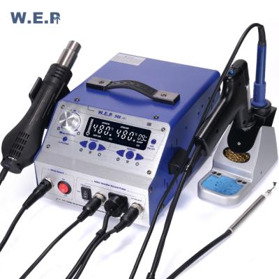 China Desoldering WEP 948-II 4 in 1 Hot Desoldering Soldering Iron Rework Station Pneumatic Gun Sucker Tin Gun Suction Pen for sale