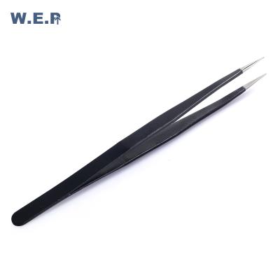 China Antistatic Repair Stainless Steel Tweezers Electronics Repair Tools Accessories for sale