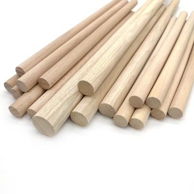 China China High Quality Round Wooden Finger Rods And Custom Craft Sticks Support for sale