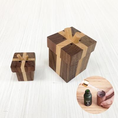 China Beech New Arrival Wooden Aroma Diffuser Block For Essential Oil As A Gift for sale