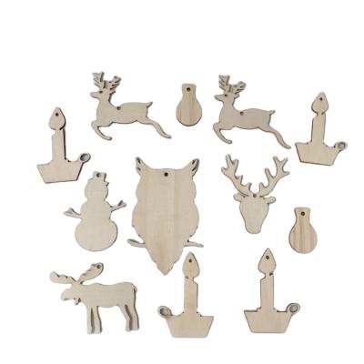 China China New Arrival Wire Cut Wood Cartoon Chips For Decoration for sale