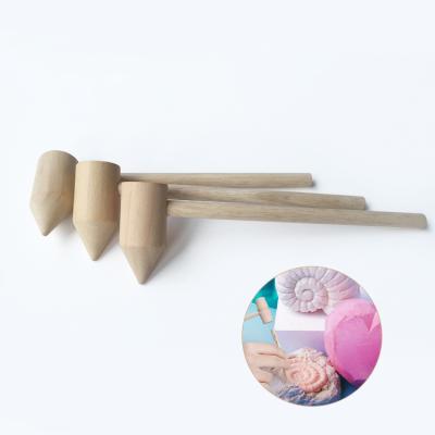 China Exquisite Food / Toy / Tool Mini Gavel Wood Hammers For Chocolate Crafts Made Tools for sale