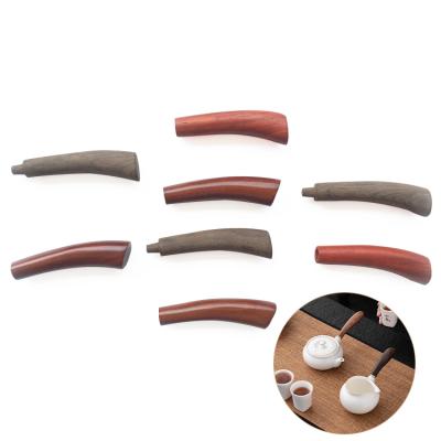 China New Fashion Modern Handmade Foot File Wooden Door Handle For Furniture for sale