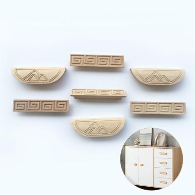 China Modern 64mm 96mm Two Holes Wooden Furniture Wardrobe Door Pull Handle Knobs for sale