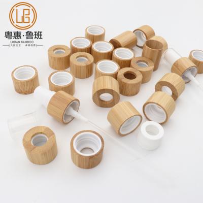 China Clear Plastic Bottle Spray Bottle Cover Mist Spray Wooden Lid for sale