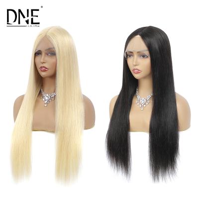 China Hair cuticle 40 inch for women ombre blonde short transparent lace virgin cuticle cuticle aligned hair wigs for sale