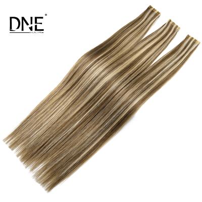 China Silky Straight Wave Full Head Cuticle Aligned Hair , Hair Extensions Buzz Tape for sale