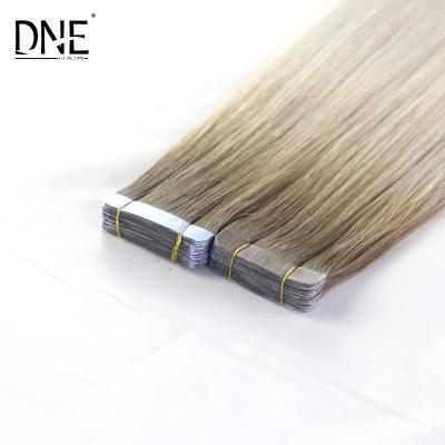 China Wholesale Skin Weft Remy Hair , Silky Straight Wave Tape In Remy Hair Extensions for sale