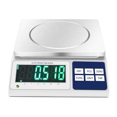 China 0.1g Tare LED Display Digital Industrial Electronic Scales With RS232 Interface for sale