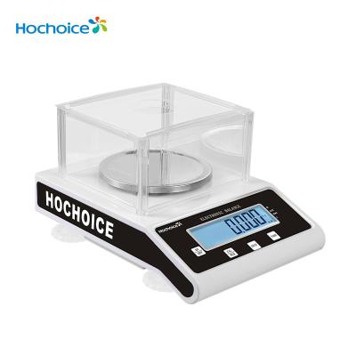 China ABS+Stainless Steel Hochoice LCD Micro Digital Electronic Analytical Balance Scale 0.01g 1000g 2000g 3000g for sale