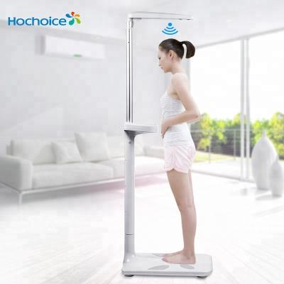 China Digital Body Fat Scale Health Measuring Machine Body Elemental Composition Analyzer With Height Measurement 200kg/50g for sale