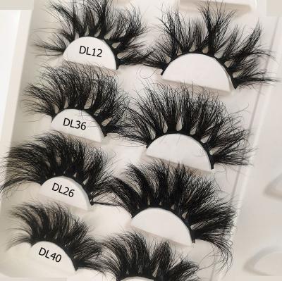 China Fashion 3d lasheswholesale 3d mink eyelash private label false eyelashes 25mm eyelashes seller for sale