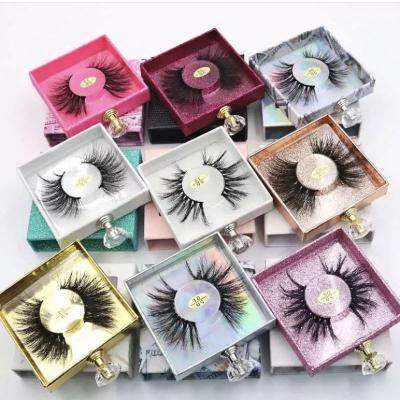 China Long Real Natural Faux Mink Lashes Strip Lashes Wholesale 3d Seller 25mm Natural Mink Lashes 3d Mink Eyelashes for sale