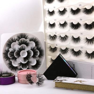 China Fashion Private Label Wholesale 3D Faux Mink 25mm Eyelashes Cruelty Free Silk 3D Lashes for sale