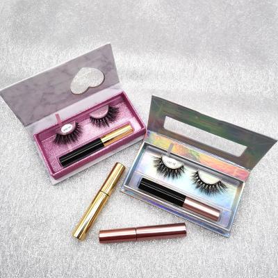 China Fashion Custom Natural Magnetic Eyelash Box Vendor Magnetic Eyelashes Case for sale