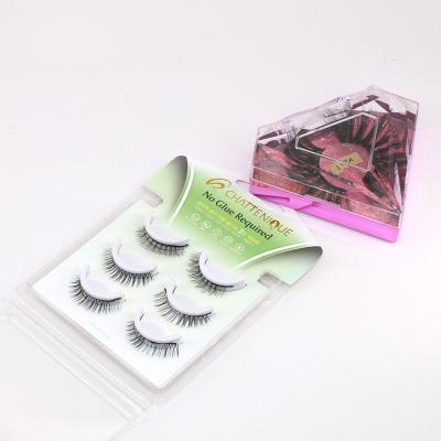 China Hot Sale Private Label 3d Natural Long Mink Lashes Custom Self Adhesive Eyelashes Eyelash Packaging for sale