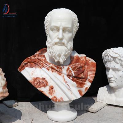 China Modern Decor Statue Life Size Marble Bust Famous Sculpture for sale