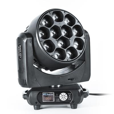 China Theme Park 12*40w LED Light Source Moving Head Wash DMX512 Remote Control For Stage Party for sale