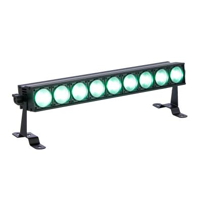 China Indoor Linear Theme Park RGBW 4in1 Bar With 9 *8W HEX LED Stage COB Bar Light Ultra Bright for sale